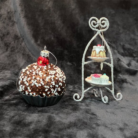 NWT Holiday Cake Stand Ornament - Picture 3 of 3